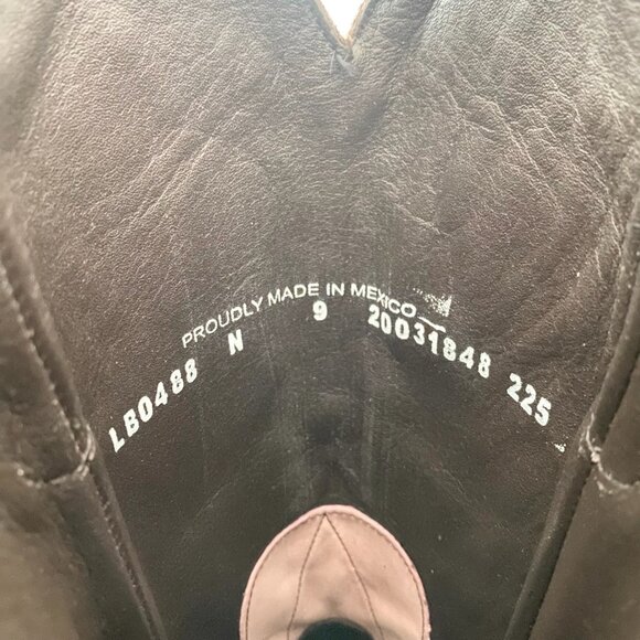 Lane LEXINGTON Womens Pink Cowboy Boots 8 Western Cowgirl Mid Calf Pointed Toe - Picture 9 of 11